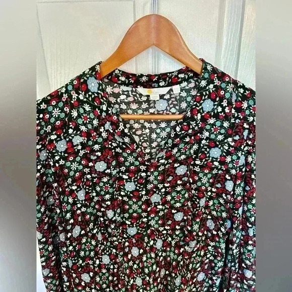 Boden Tie Neck Shirt Dress size 10L - Picture 8 of 10